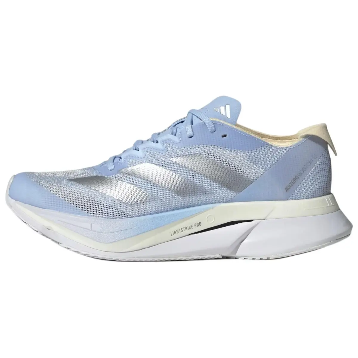 Adidas Adizero Boston 12 Comfortable Fabric Low top Running Shoes Women's Blue Gray