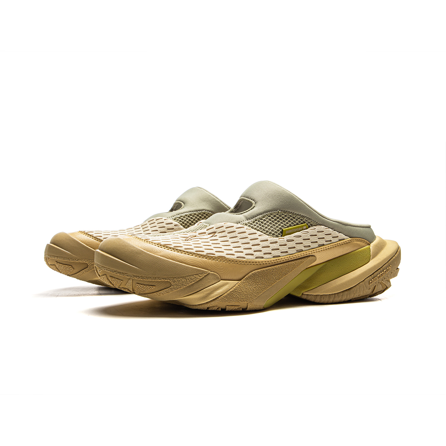Li Ning Outdoor CF Tracing Slip Resistant, Abrasion Resistant, Rebound Low top Outdoor Shoes Unisex Yellow Green