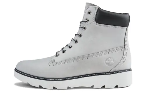 Timberland Keeley Field 6 Inch Wide Fit Boots 'Light Grey' Women's