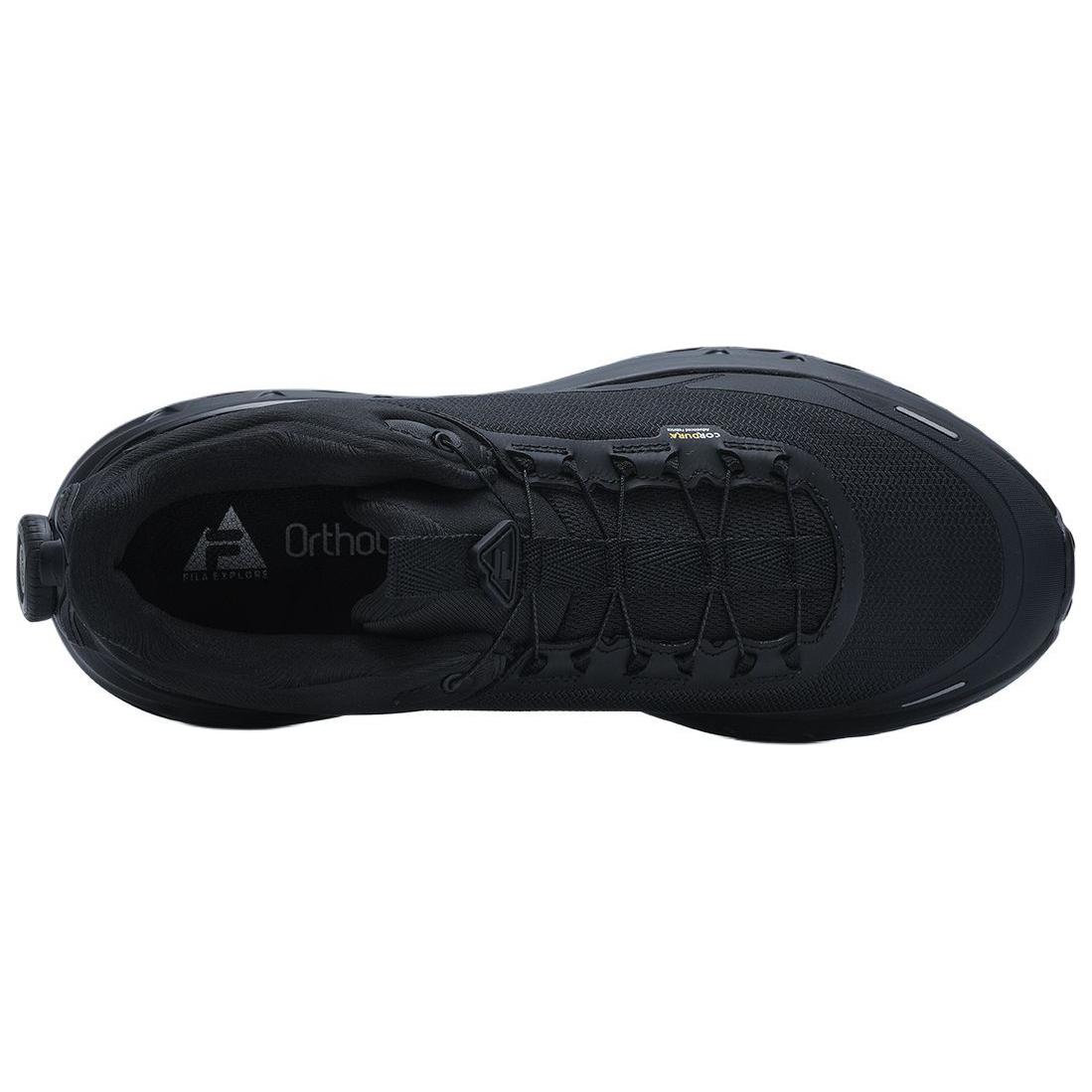 FILA BOA EXPLORER Abrasion Resistant Mid top Outdoor Shoes Men’s Black