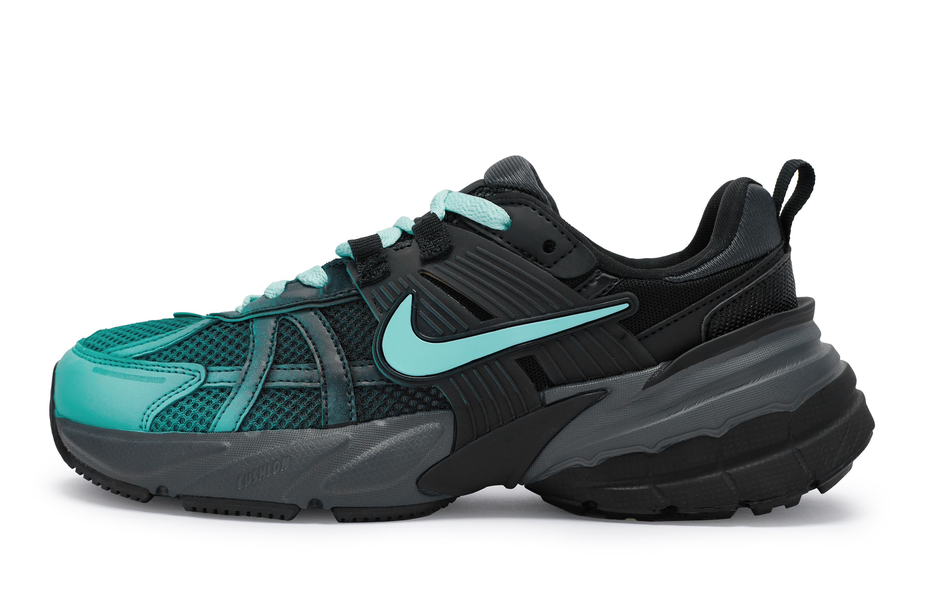 Nike V2K Run Abrasion Resistant Abrasion Resistant Low top Casual Running Shoes Women’s Black Tiffany