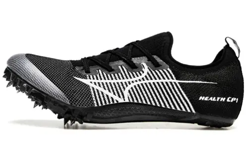 HEALTH CP1 Slip Resistant, Abrasion Resistant, Lightweight Low top Running Shoes Unisex Black White