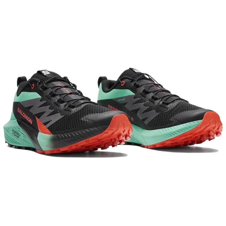 SALOMON Sense Ride 5 Cushioning Breathable Lightweight Low top Casual City Commuting Running Shoes Men’s Black