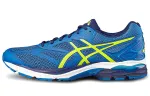 ASICS Comfortable Abrasion Resistant Low top Running Shoes Men's Blue