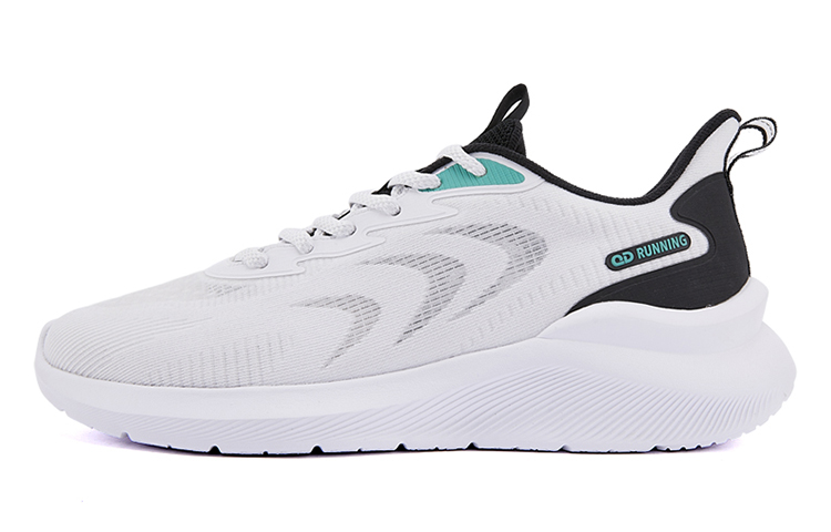 QIAODAN Breaking Wind Versatile Fabric Abrasion Resistant, Breathable, Lightweight Low top Running Shoes Men’s