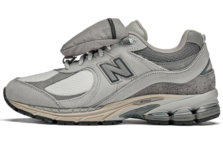 New Balance NB 2002R Trendy Retro Fabric Pigskin Leather Low-top Casual Running Shoes Men and Women Same Style Gray