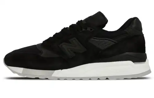 998 New Balance Made in Usa 'Black White Grey'