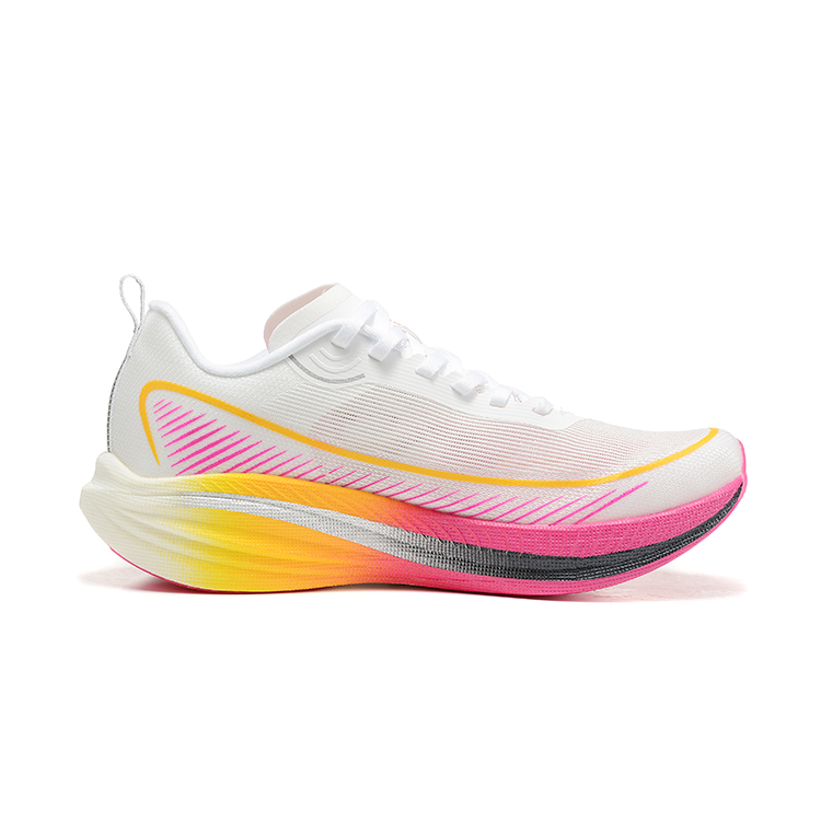 DUANGOU Running Shoes Unisex Low Top Yellow Pink/Peach Red/Mismatched Color
