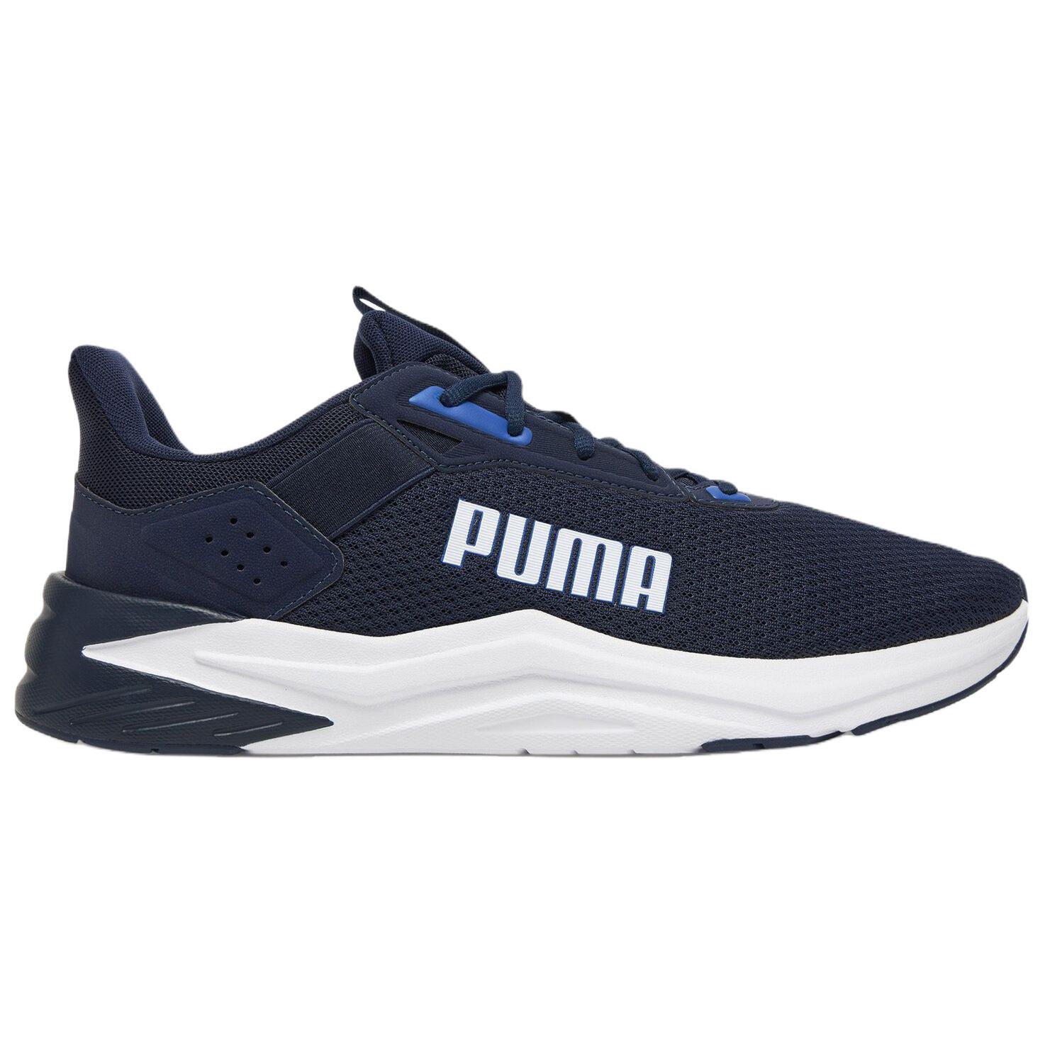 PUMA FTR Wave Soft And Comfortable Slip Resistant Abrasion Resistant Low top Casual Running Shoes Men’s Marine Blue