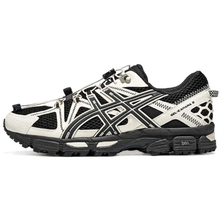 ASICS Gel Kahana 8 FL Breathable Low top Casual Trail Running City Commuting Running Shoes Men's Black White