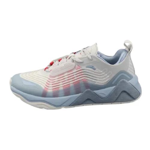 Anta Variety Training Collection Cushioning Abrasion Resistant Breathable Low top Casual Running Shoes Men's Blue Gray