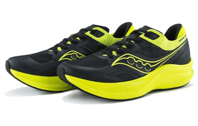 Saucony Slay Full Speed Abrasion Resistant Breathable Low top Running Shoes Unisex Yellow Black
