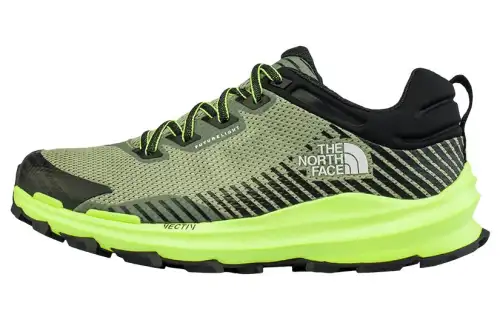 THE NORTH FACE Vectiv Mesh Abrasion Resistant Breathable Low top Outdoor Shoes Men's Green Black
