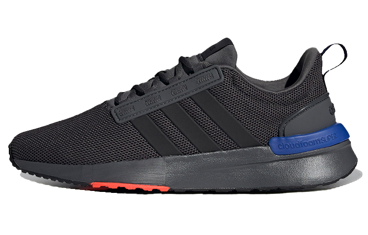 Adidas neo Racer TR21 casual fabric shock-absorbing breathable lightweight wear-resistant non-slip low-top casual running shoes men's black