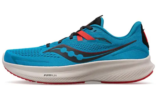 Saucony Ride 15 Cushioning Low top Running Shoes Men's Blue Black