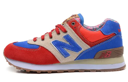 New Balance NB 574 Low top Running Shoes Unisex Red Blue