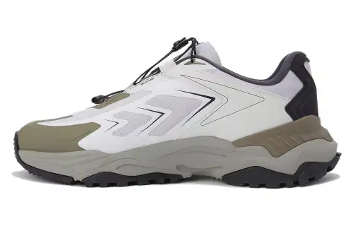 DESCENTE Cushioning Abrasion Resistant Cushioning, Wear Resistant Low top Running Shoes Unisex White Black