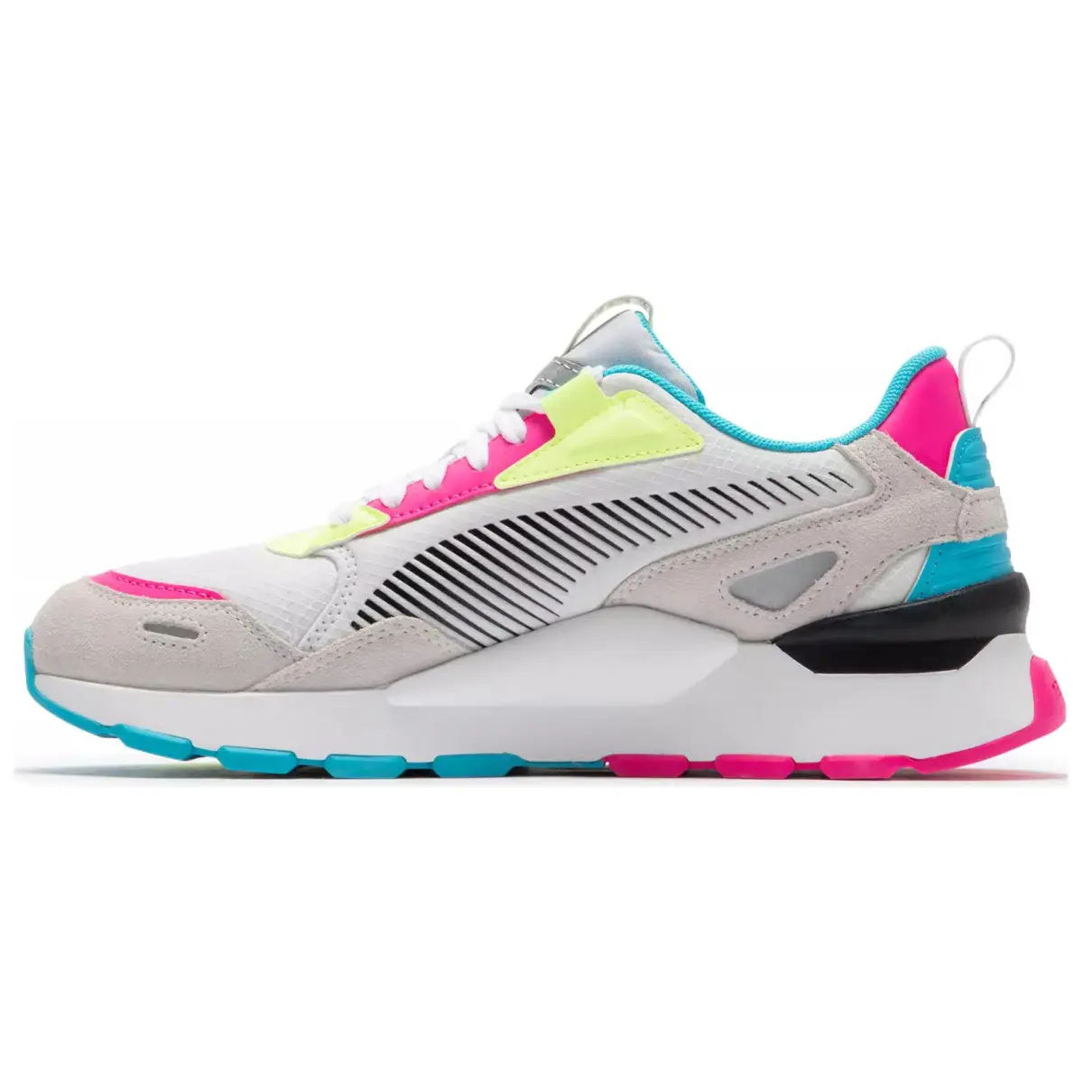 PUMA RS 3.0 Textile, Split Cow Leather, Artificial Leather Cushioning Abrasion Resistant Cushioning, Wear Resistant