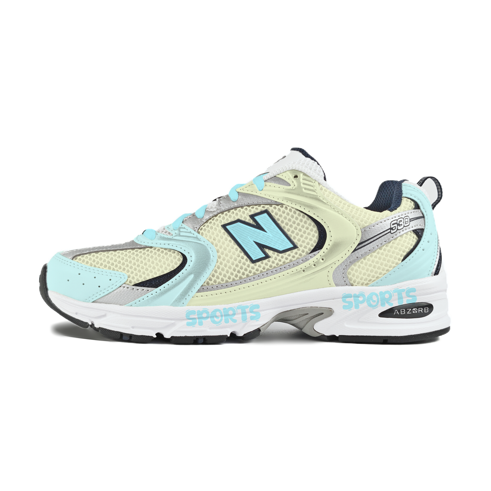 New Balance NB 530 Low top Running Shoes Unisex Yellow Green