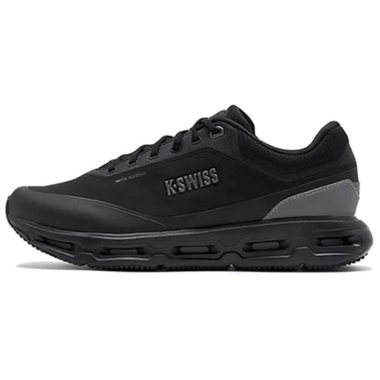 K·SWISS Slip Resistant Abrasion Resistant Low top Running Shoes Men’s Black