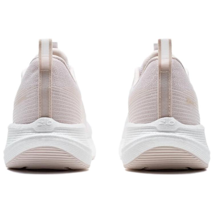 XTEP Kompanio Slip Resistant, Abrasion Resistant, Rebound Low top Casual Running Shoes Women’s White Pink