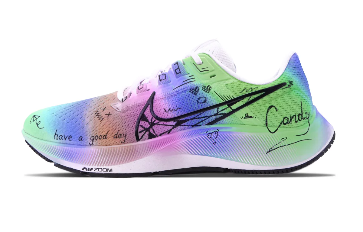 Nike Pegasus 38 Cushioning Slip Resistant Abrasion Resistant Low top Running Shoes Men's Multicolor