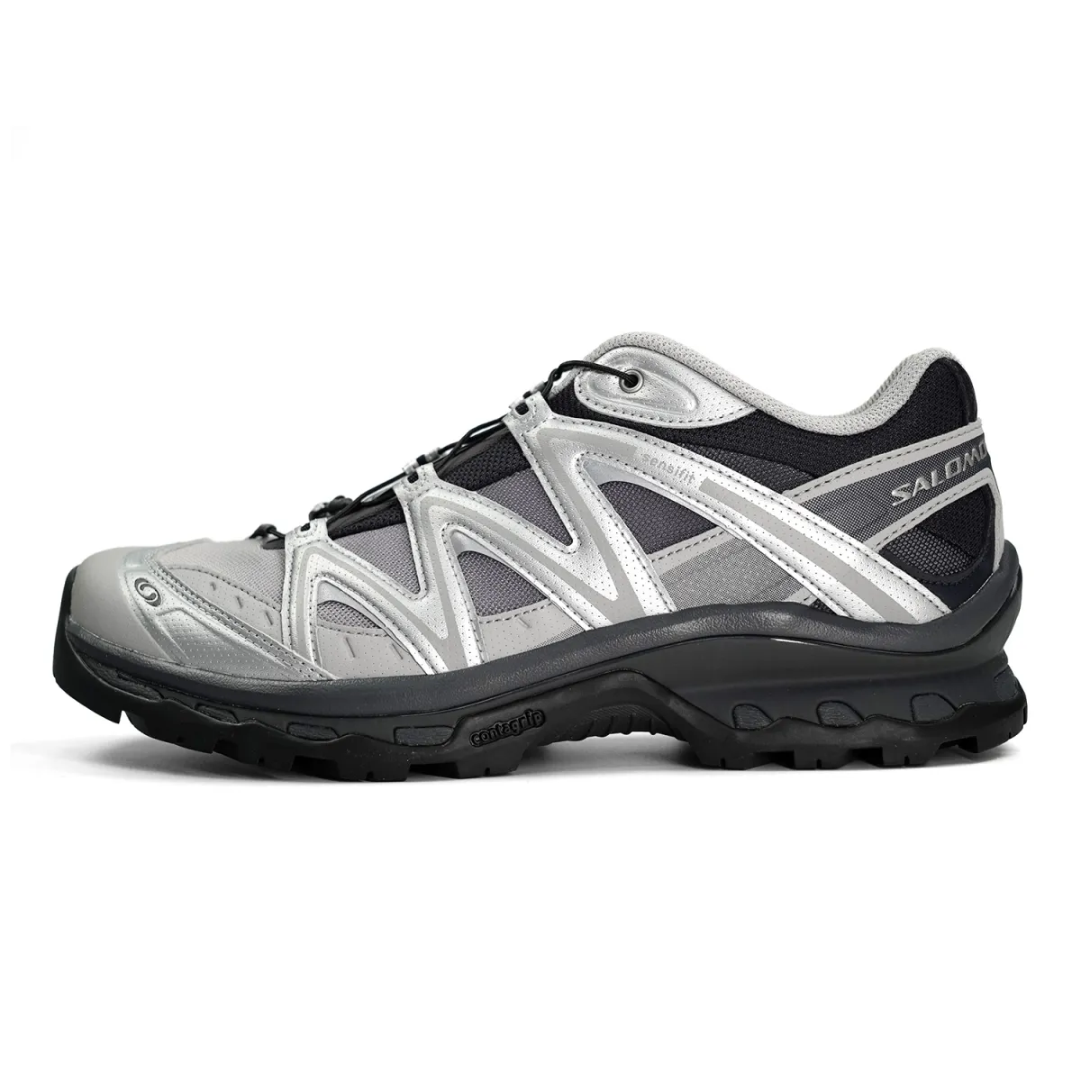SALOMON XT Quest Low top Trail Running Shoes Unisex Black Silver