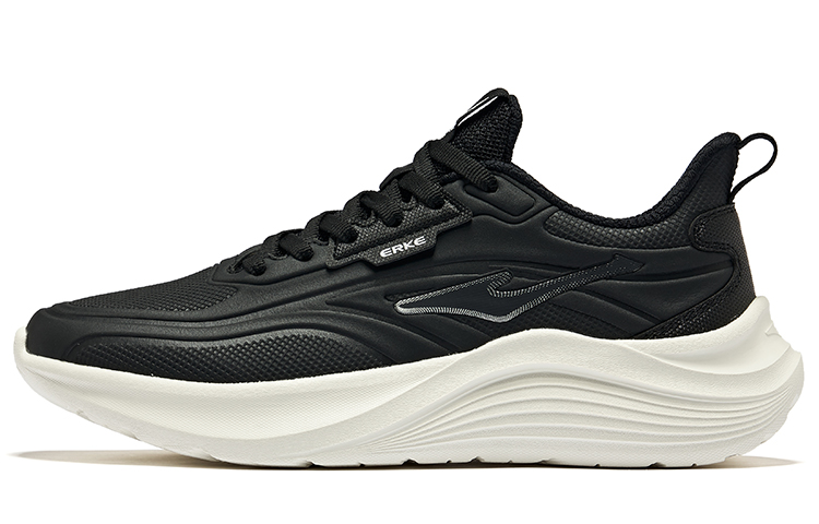 Erke Cushioning, Wear Resistant Low top Running Shoes Women’s Jet Black