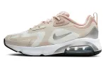 Nike Air Max 200 Summit White Metallic Silver Women's