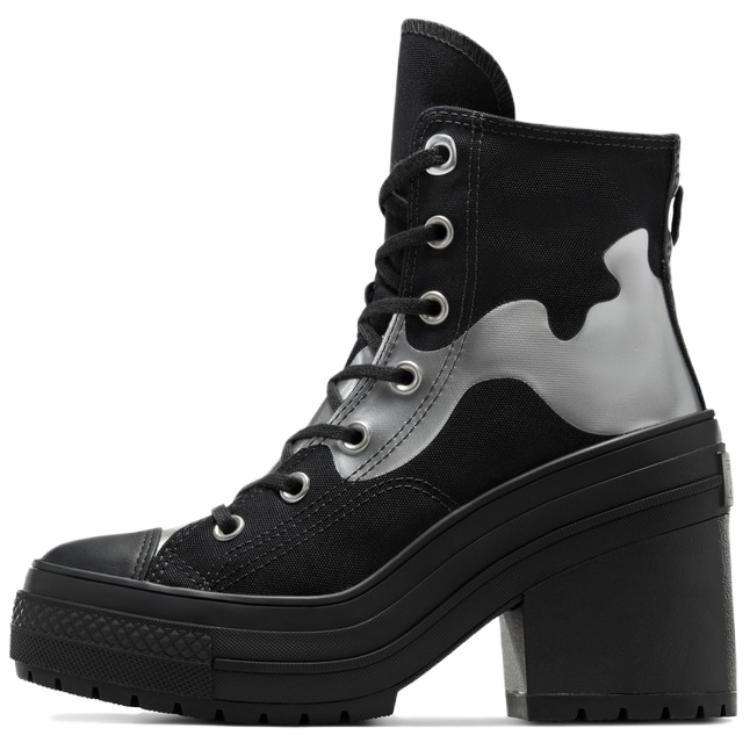 Chuck 70 De Luxe Converse Heel High 'Chrome - Total Eclipse Silver'