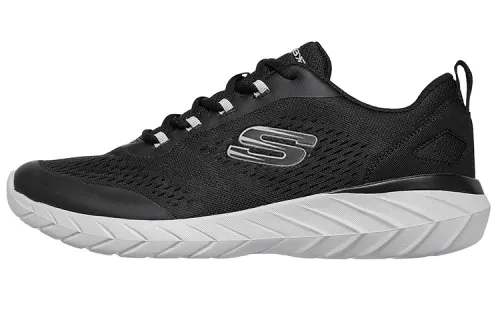 Skechers Overhaul 2.0 Low Top Black/White Women's