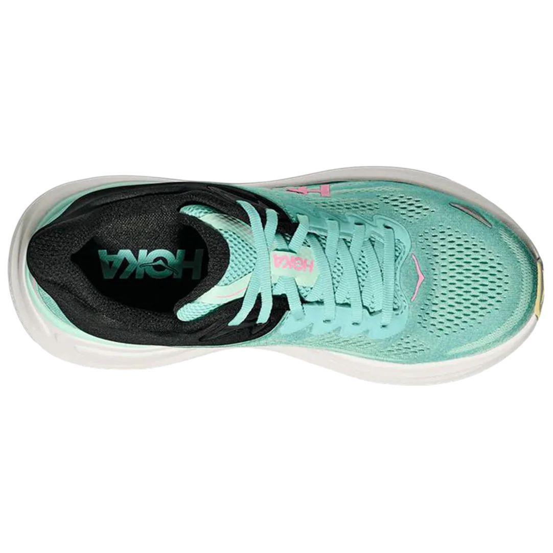 HOKA ONE ONE Bondi 9 Slip Resistant Abrasion Resistant Low top Long Distance Running Shoes Women’s Green
