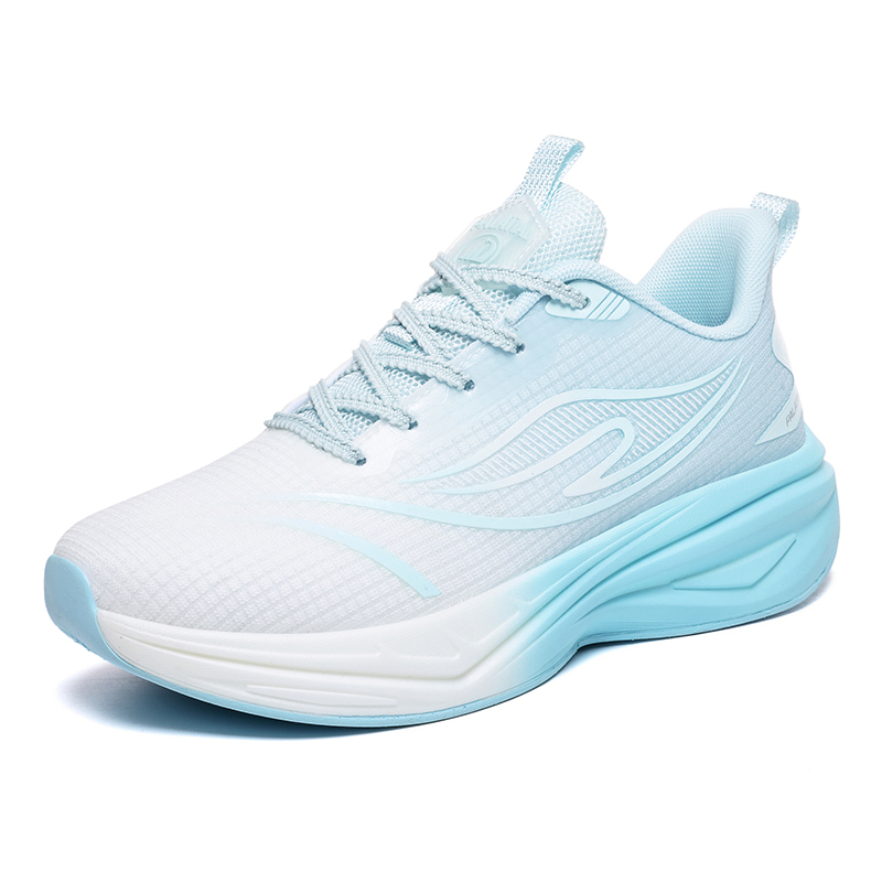 PALATIAL Running Shoes Men’s Low Top Sea Salt Blue/Radiant Purple/Black Turquoise