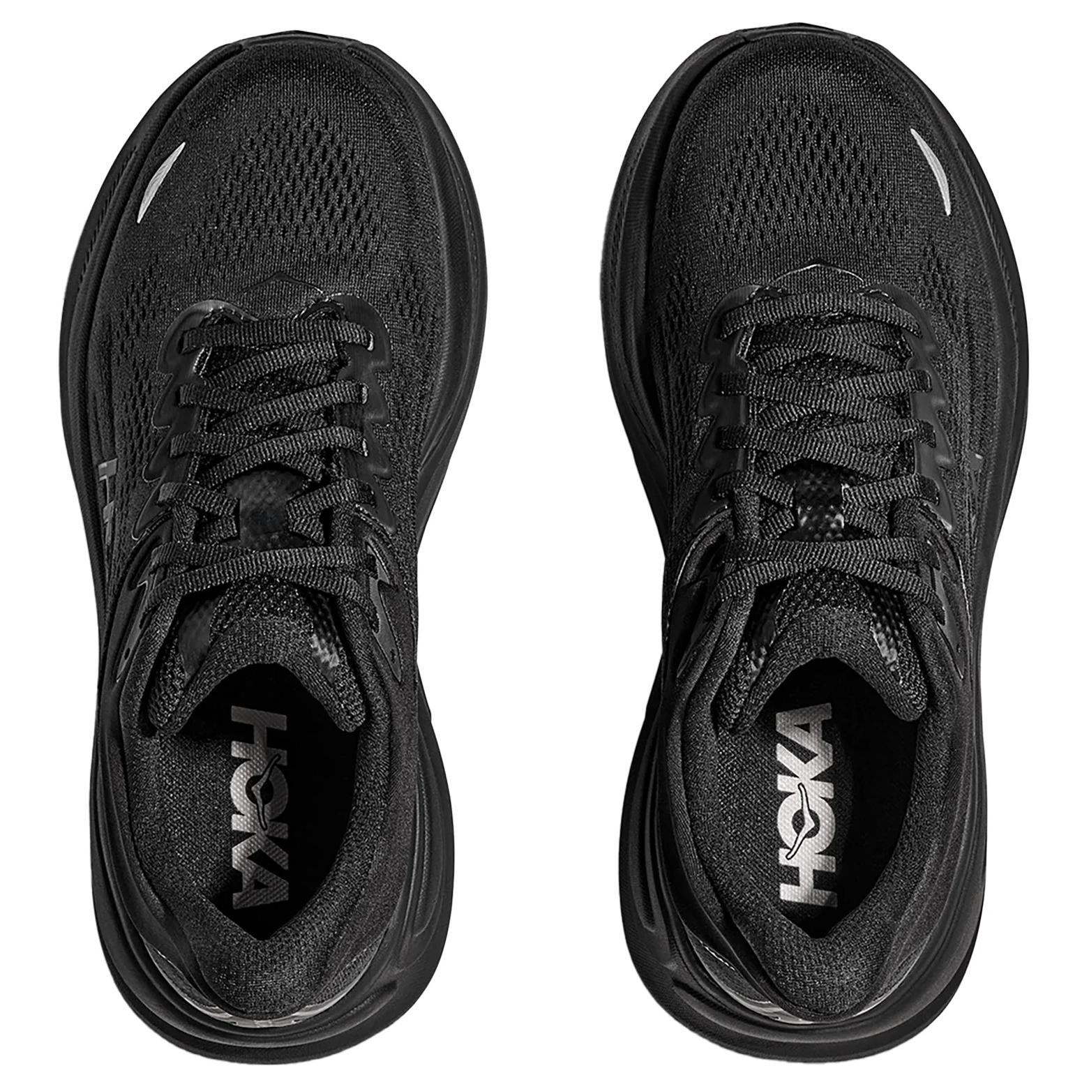 HOKA ONE ONE Abrasion Resistant Breathable Low top Long Distance Running Shoes Women’s Black Wide Fit