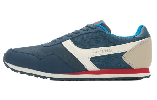 Li Ning Running Shoes Men's Low Top Blue/White/Red