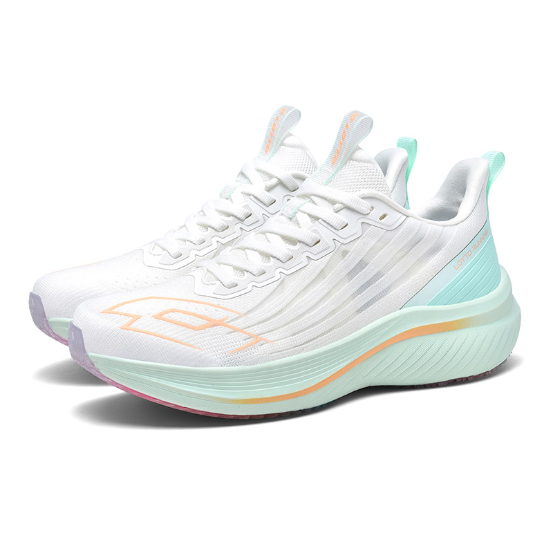 LOTTO Low top Carbon Plate Marathon Running Shoes Women’s White Green