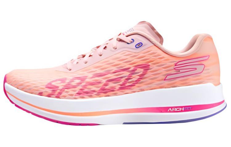 Skechers Go Run Razor 4 Cushioning Support Low top Casual Running Shoes Women’s Pink White
