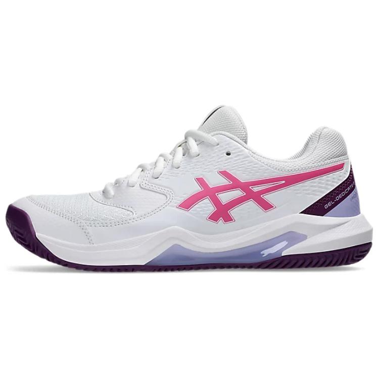 ASICS Gel Dedicate 8 Padel White Dragon Fruit Women's