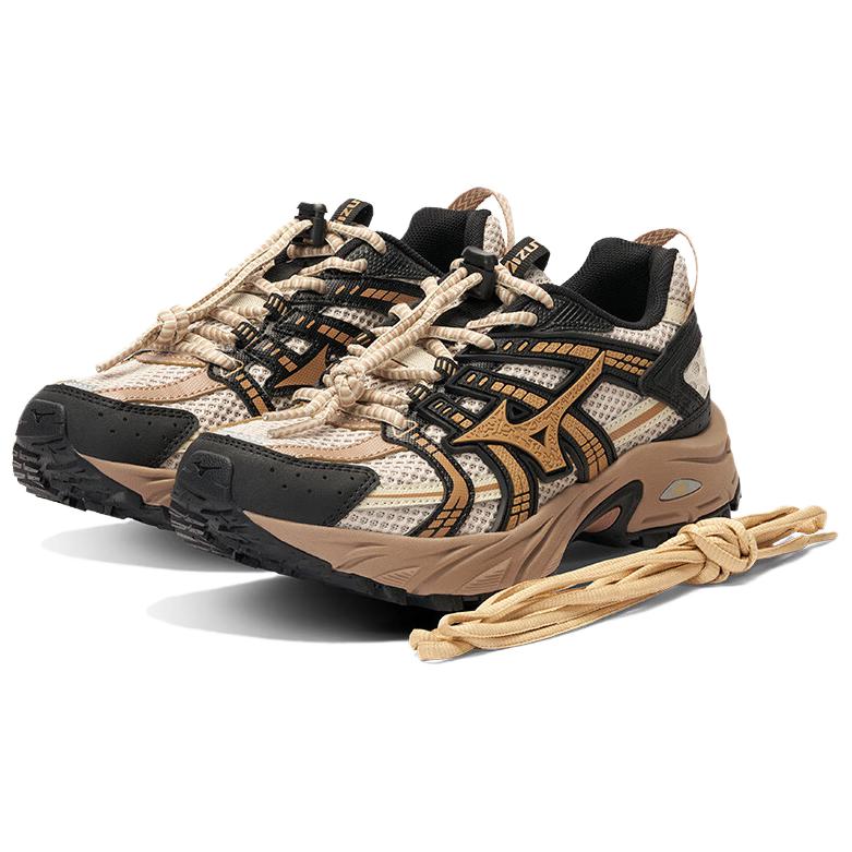 Mizuno FIYI TL Slip Resistant Abrasion Resistant Low top Trail Running Shoes Unisex Beige Black