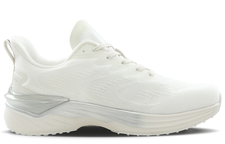 SAIQI Low top Supercritical Running Shoes Unisex Pearl White