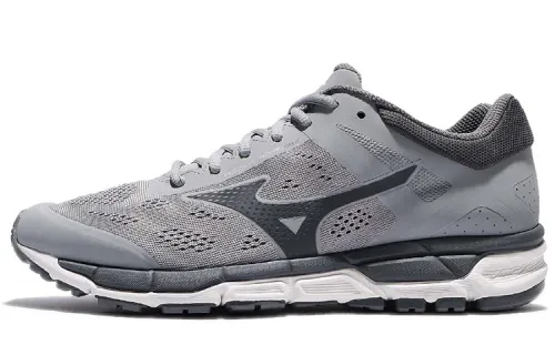 Mizuno Synchro Mx2 Abrasion Resistant Low top Running Shoes Men's Gray