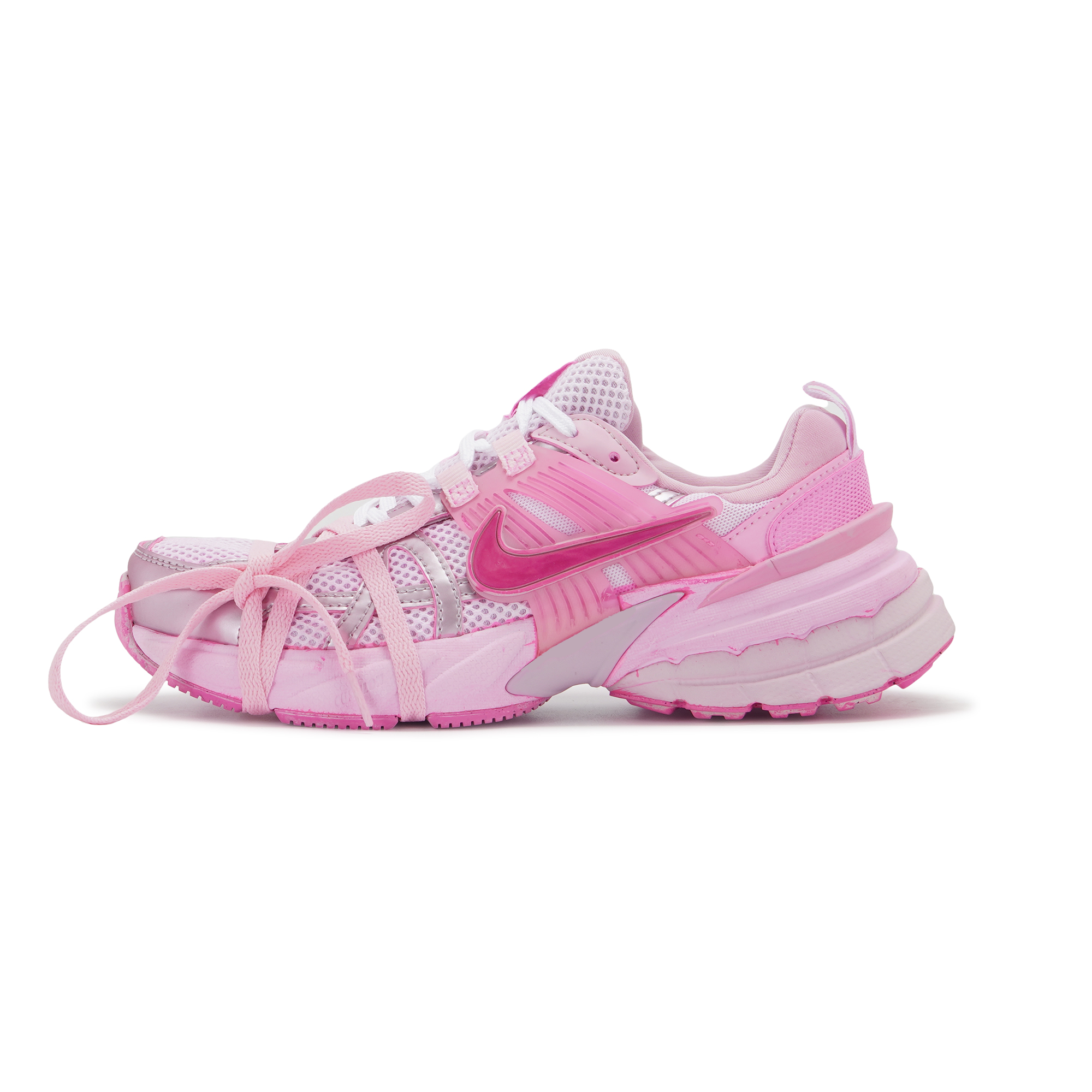 Nike V2K Run Slip Resistant Abrasion Resistant Low top Running Shoes Women’s Pink