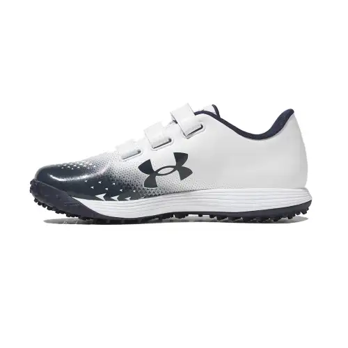 Under Armour Extreme 2.0 Low Top Upper Height Baseball Shoes Men's White Blue
