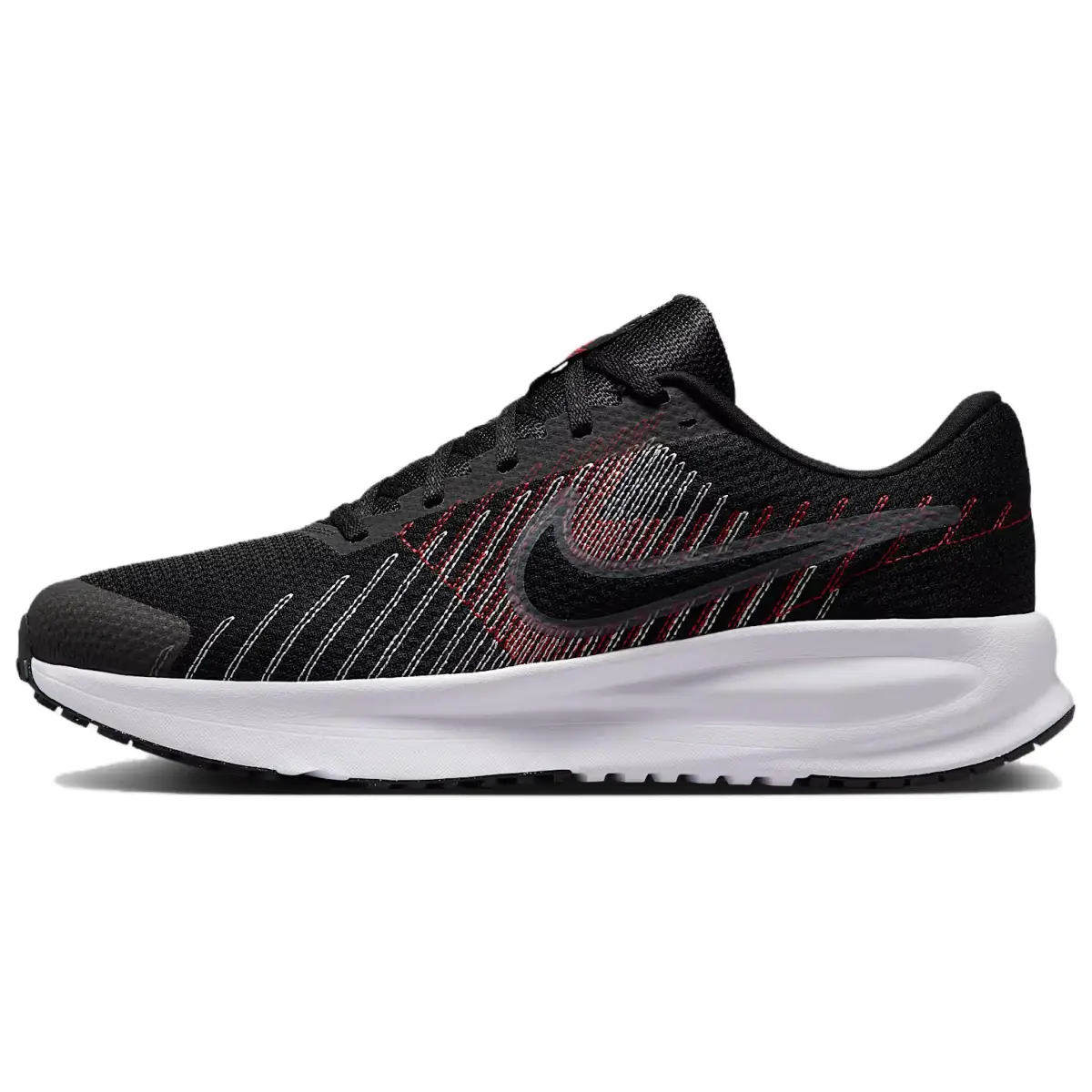 Nike RUN DEFY Mesh Breathable Low top Running Shoes Men's Black