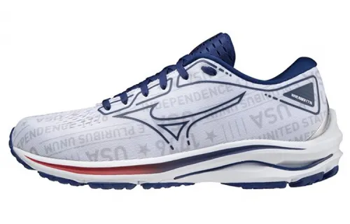 Mizuno Wave Rider 25 Textile, Synthetic Leather Slip Resistant, Abrasion Resistant, Breathable Low top Running Shoes