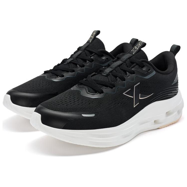 XTEP Comfortable Slip Resistant Low top Running Shoes Women’s Black Gray