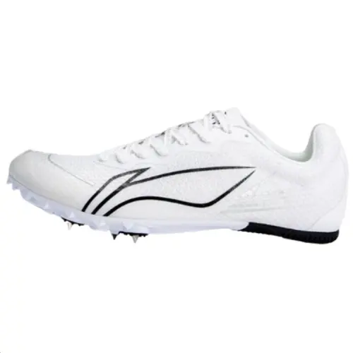 Li Ning Cushioning Slip Resistant Low top Training Running Shoes Unisex White Black