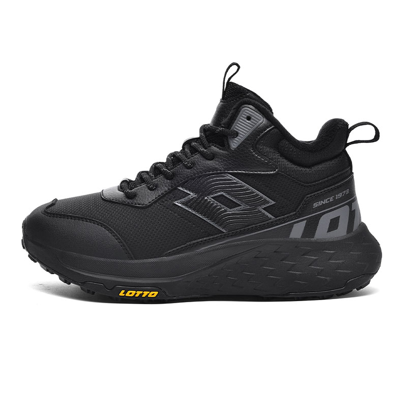 LOTTO Fleece Lined Snow Boots Cushioning Slip Resistant Abrasion Resistant Thermal Height Increasing High top