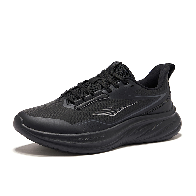 Erke Joyto Treat 2 Cushioning Rebound Low top City Commuting Running Shoes Men’s Jet Black