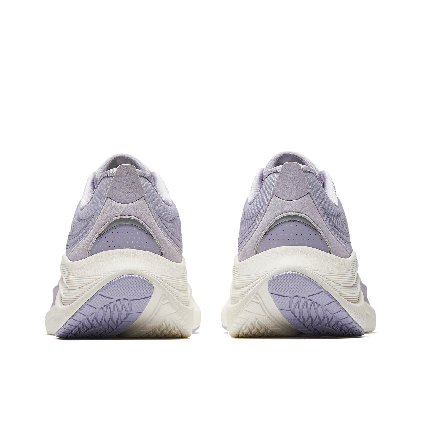 Anta Leaf 6.0 Fabric Low top Long Distance Running Sprint Running Shoes Women’s Ivory White/Light Purple Gray